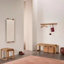 Skagerak by Fritz Hansen Vægspejle<Cutter Mirror, teak