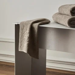 Georg Jensen Damask Håndklæder<DAMASK TERRY vaskeklud, walnut