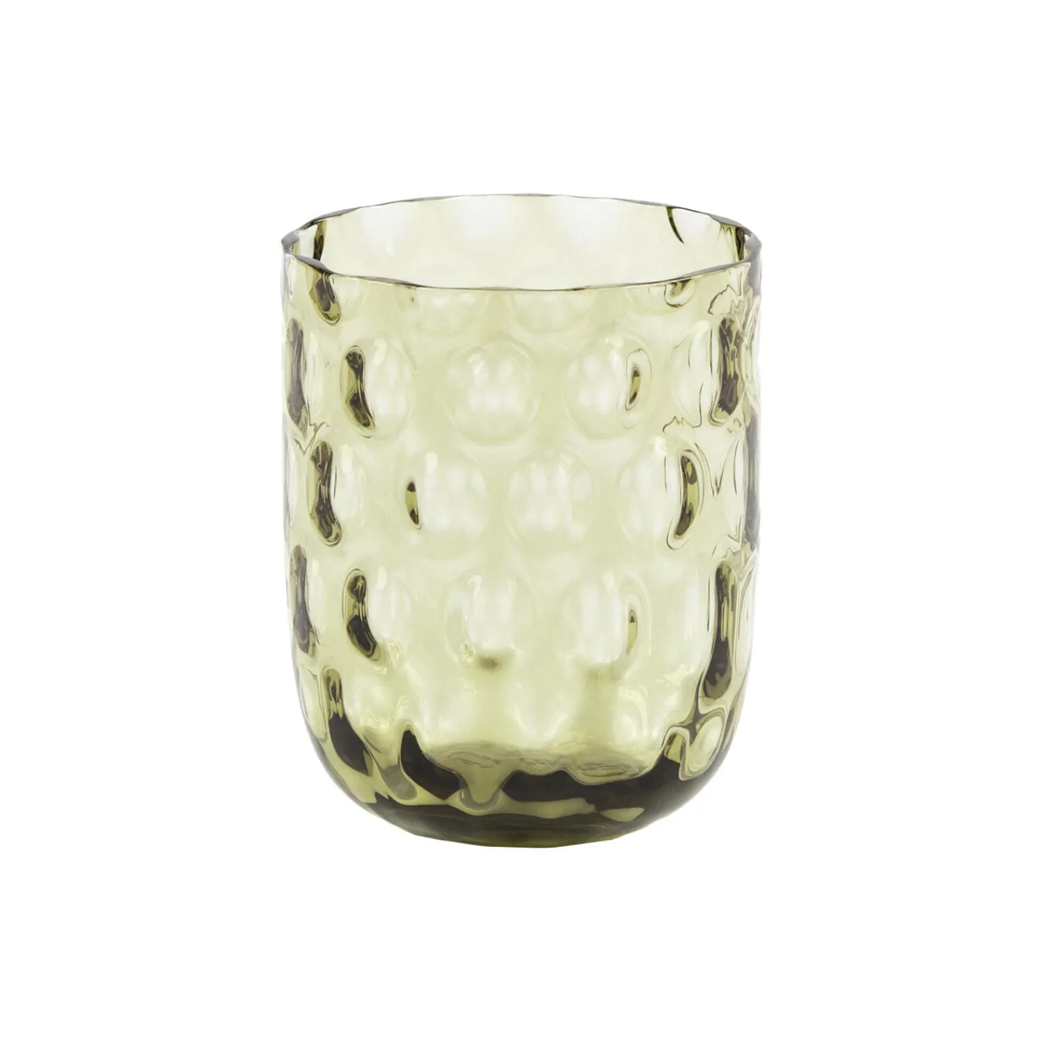 Kodanska Glas<Danish Summer Small Drops Tumbler, olive green