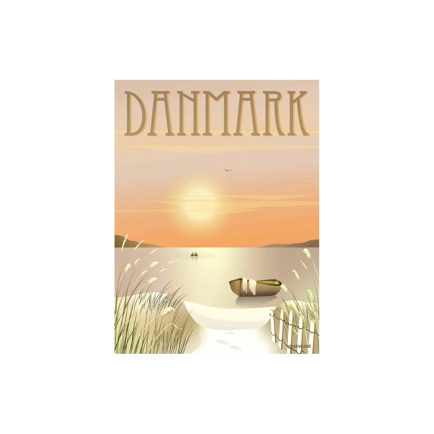 ViSSEVASSE Plakater & Rammer<DANMARK klitterne plakat
