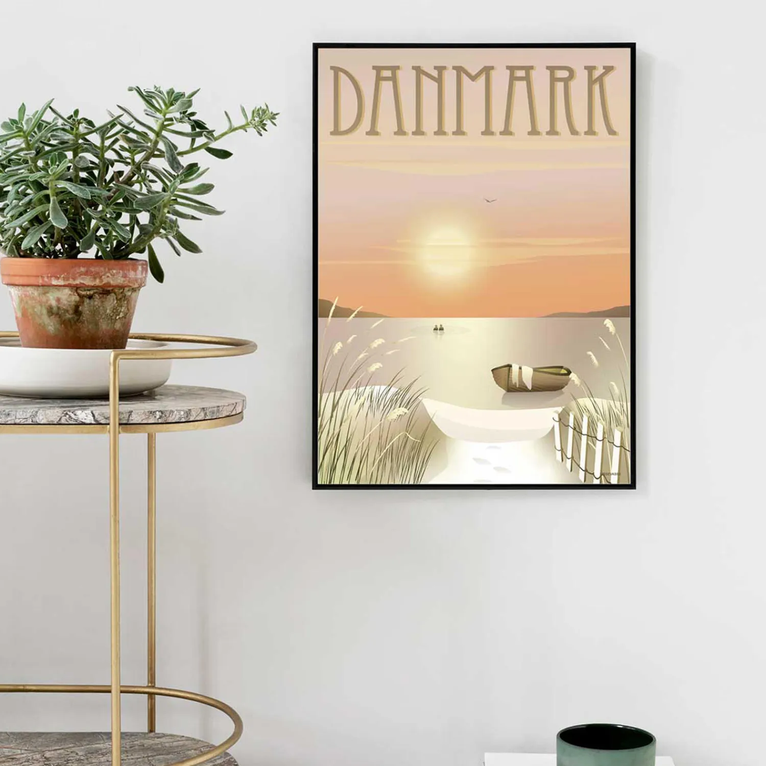 ViSSEVASSE Plakater & Rammer<DANMARK klitterne plakat