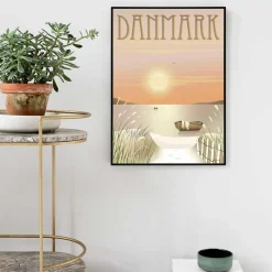 ViSSEVASSE Plakater & Rammer<DANMARK klitterne plakat