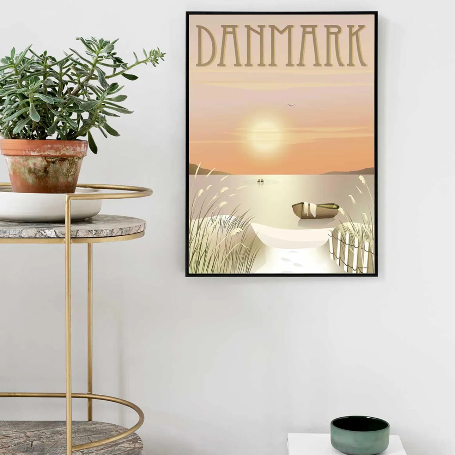ViSSEVASSE Plakater & Rammer<DANMARK klitterne plakat