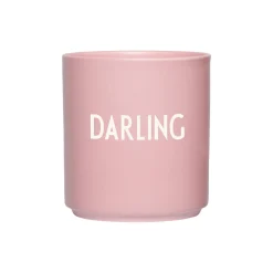 Design Letters Kopper & Krus<DARLING favoritkop creole pink