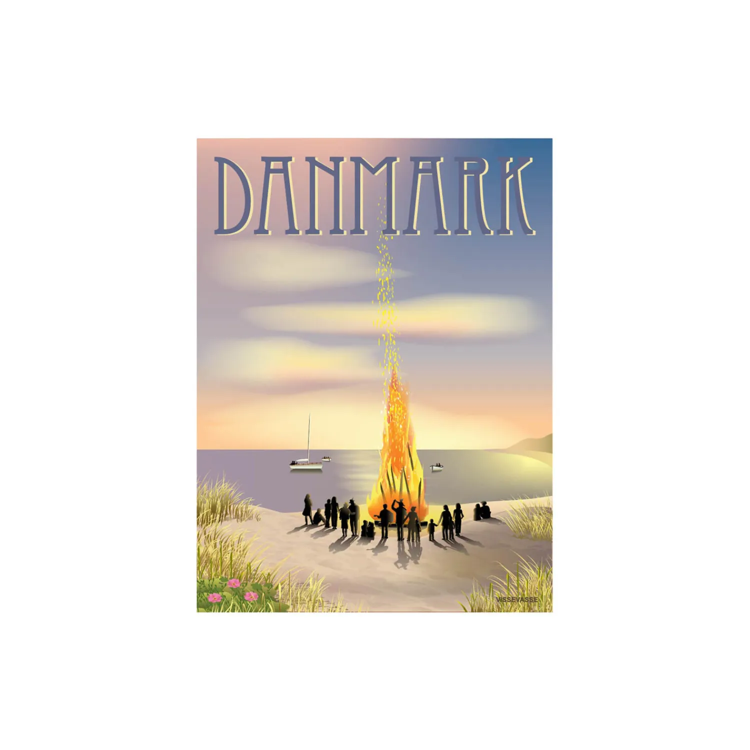 Best ViSSEVASSE Denmark Sankt Hans plakat