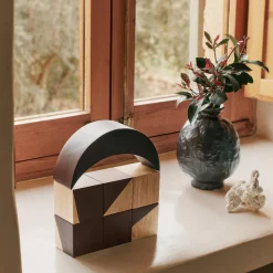 Clearance Ferm Living Doro Vase, coffee
