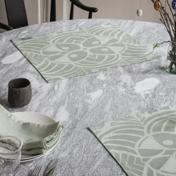Outlet Georg Jensen Damask EASTER RUSTIC dækkeserviet, light green