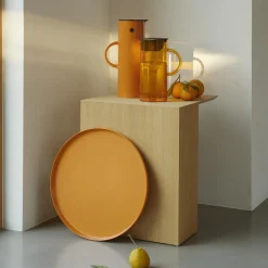Stelton Bakker & Kurve<EM serveringsbakke Ø 40, saffron
