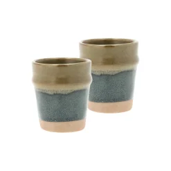 Villa Collection Kopper & Krus<Evig espressokop 2 stk., blå/brun blå/brun, blå/brun, blå/brun
