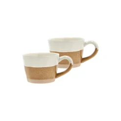 Villa Collection Kopper & Krus<Evig krus med hank 2 stk., amber/creme