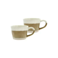 Villa Collection Kopper & Krus<Evig krus med hank 2 stk., brun/creme
