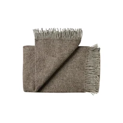 Best Silkeborg Uldspinderi Fanø plaid, 00108 ash brown