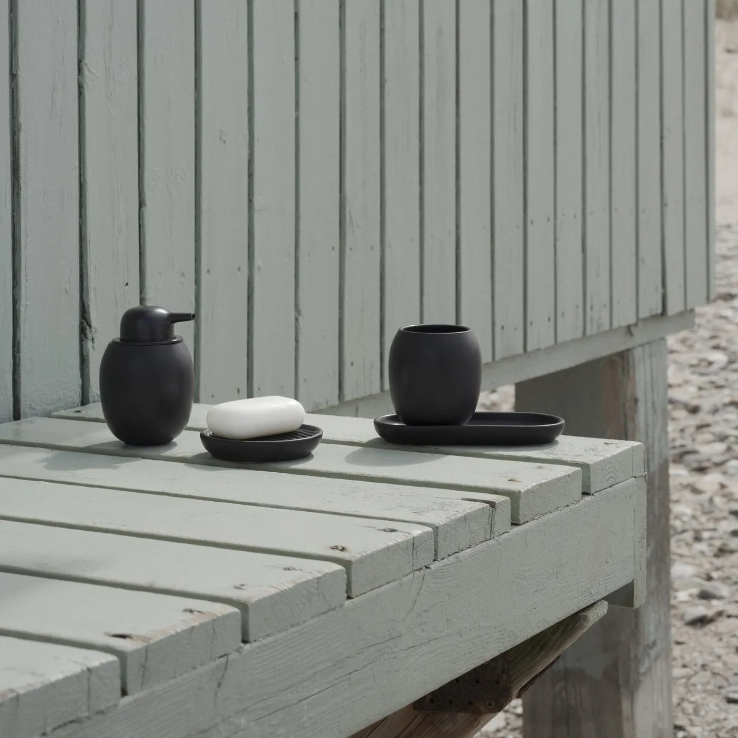 Stelton Badeværelsesudstyr<Fjord sæbeskål, black