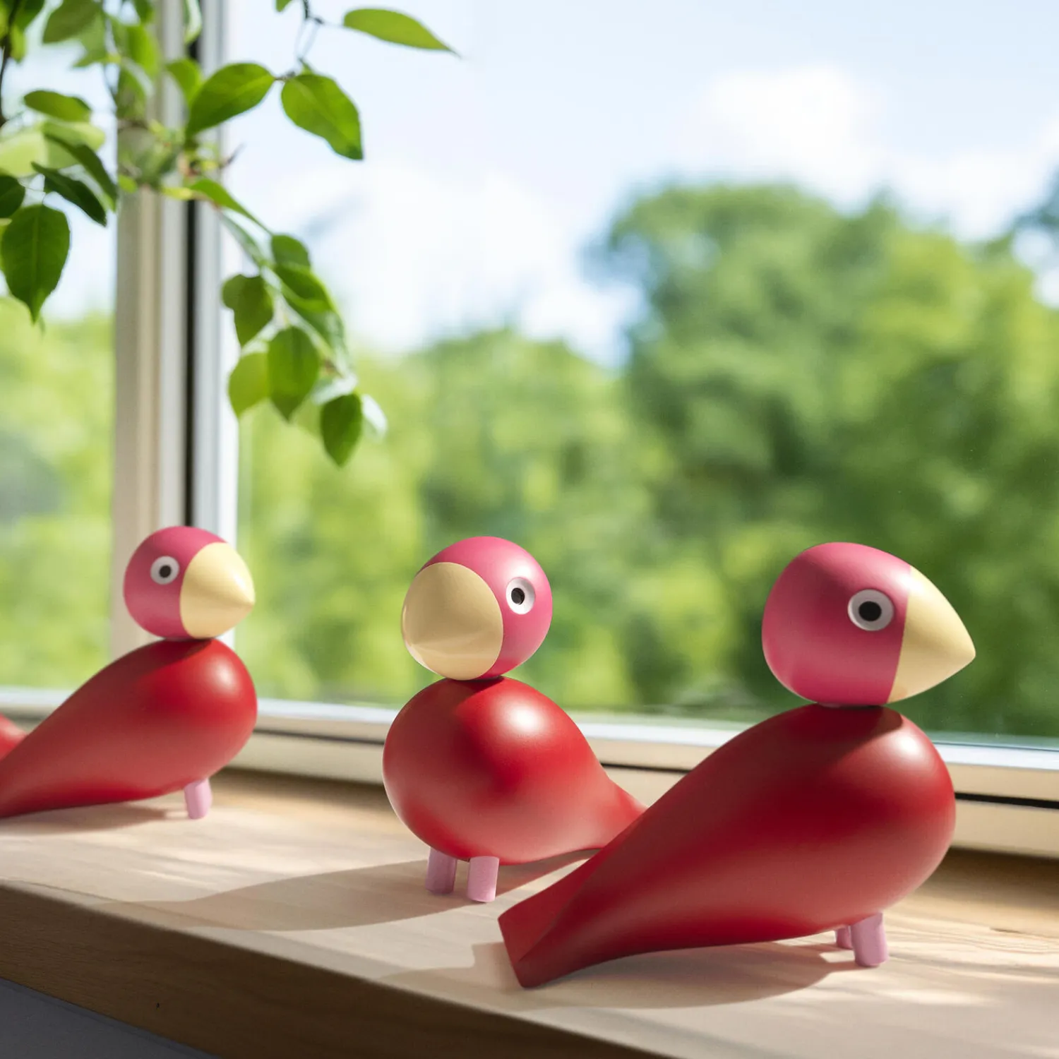 Sale Kay Bojesen Denmark Flora Year Bird 2024, pink