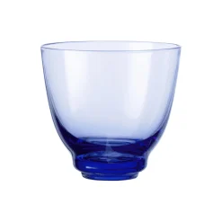 Holmegaard Glas<Flow vandglas, mørk blå m&oslash;rk blå
