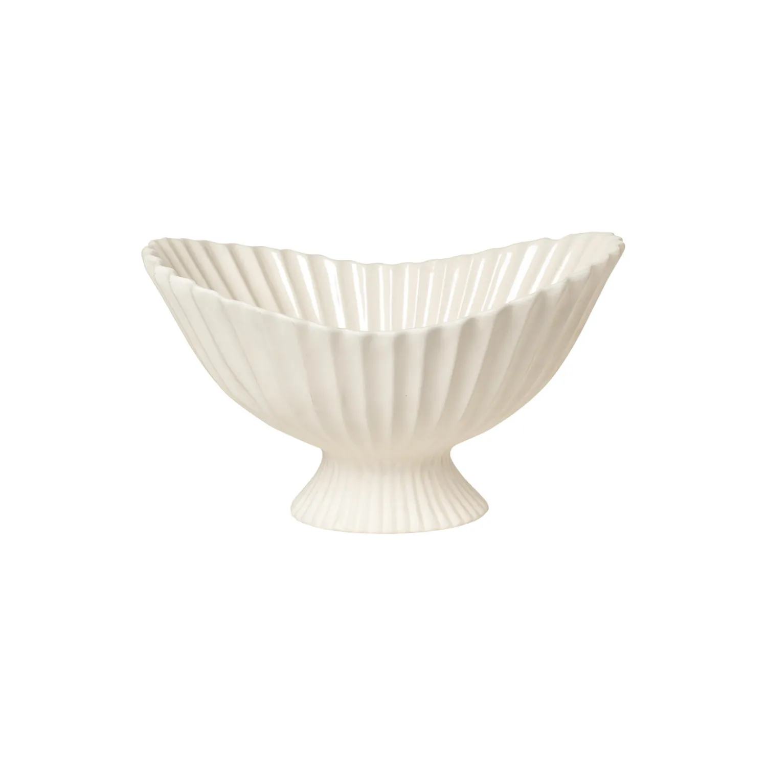 Ferm Living Skåle, Bakker & Fade<Fountain Centrepiece, off-white
