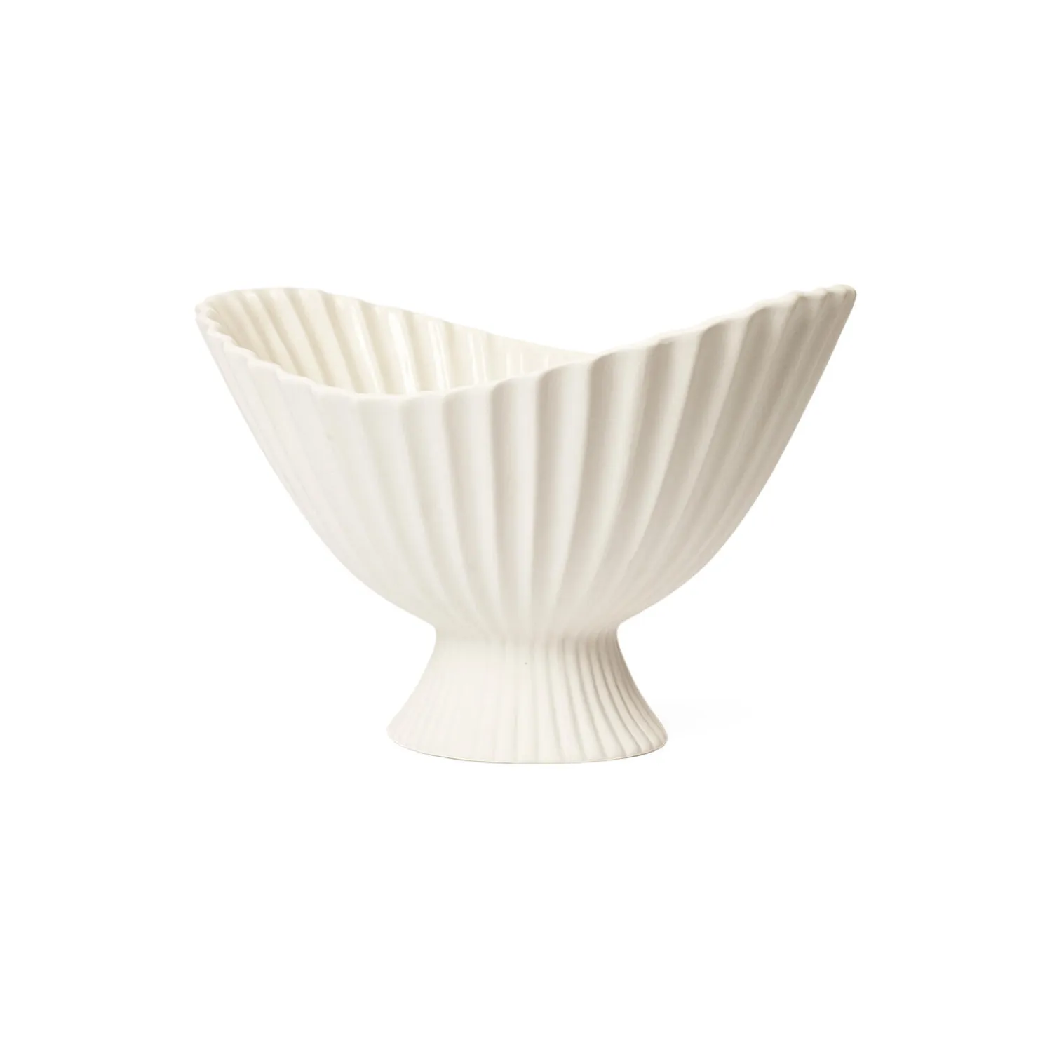 Ferm Living Skåle, Bakker & Fade<Fountain Skål Large, off-white