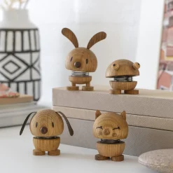 Hoptimist Figurer & Glaskunst<Frog, oak