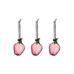 Discount Iittala Glass jordbær 3-pak, pink
