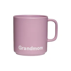 Design Letters Kopper & Krus<GRANDMOM favourite kop med hank VIP lavender
