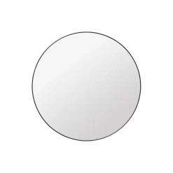 Sale GUBI Wall Mirror Round, black brass