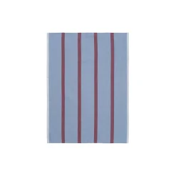 Ferm Living Køkkentekstiler<Hale Tea Towel, faded blue/burgundy
