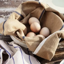 Ferm Living Køkkentekstiler<Hale Tea Towel, sand/black