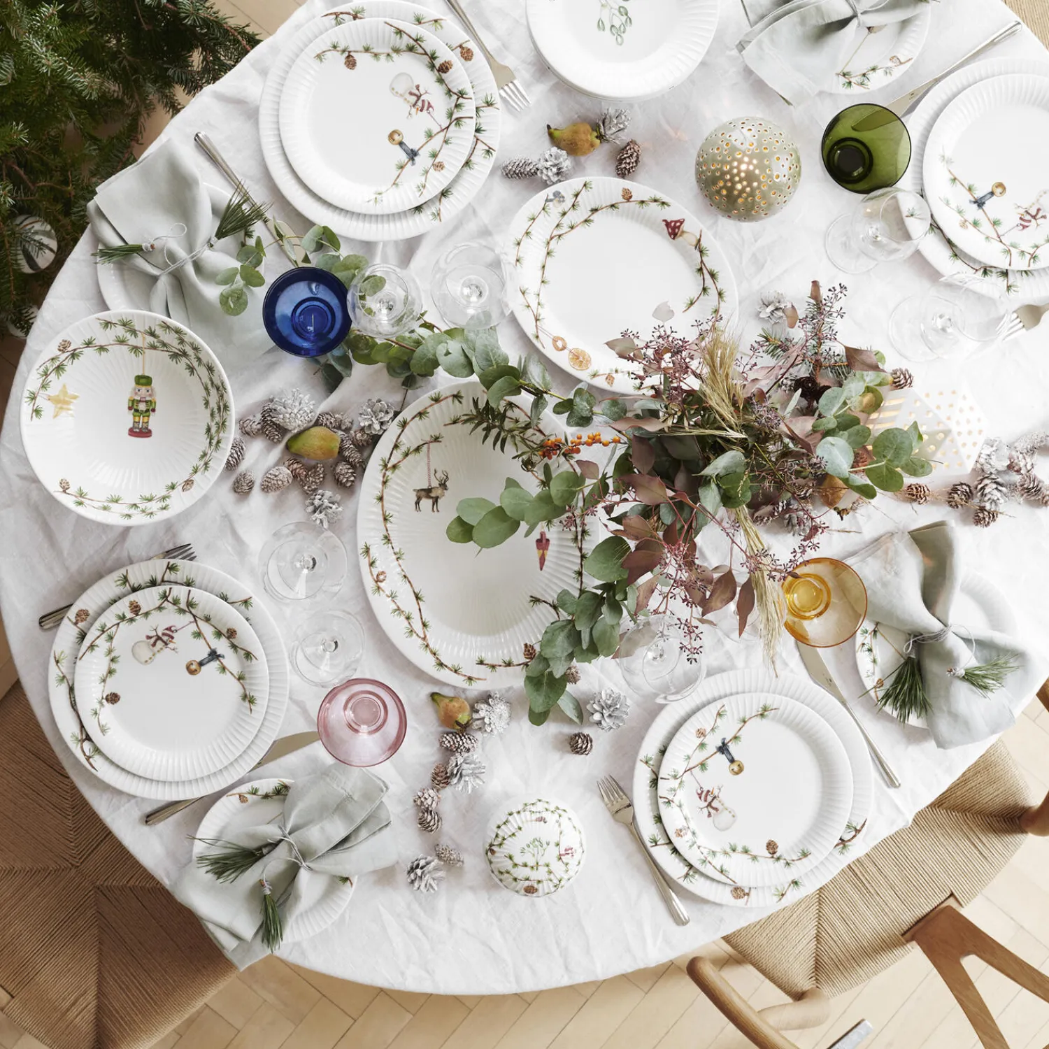 Outlet Kähler Hammershøi Christmas ovalt bordfad