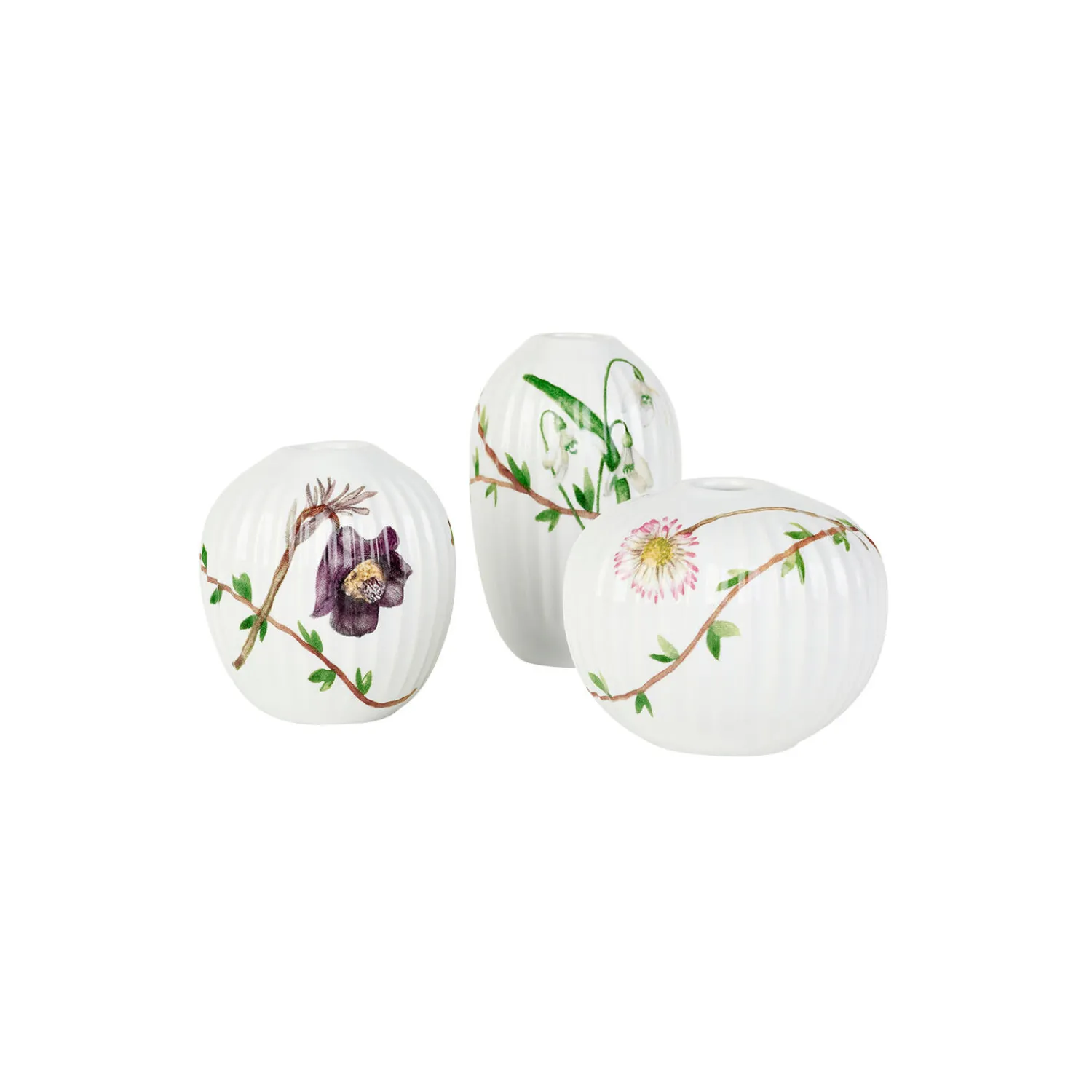 Sale Kähler Hammershøi Spring vase miniature 3 stk