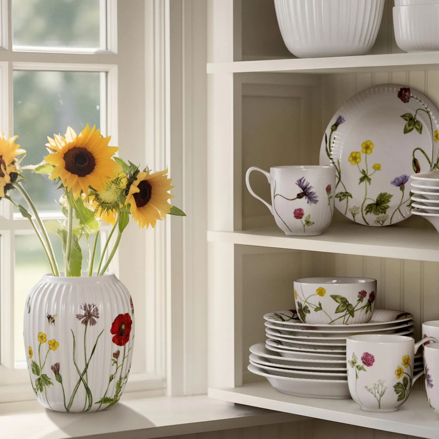 Best Kähler Hammershøi Summer Vase, wild flowers
