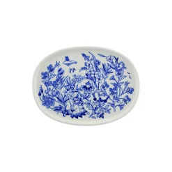 Best Moomin Arabia Haru serveringsfad, hvid/blå