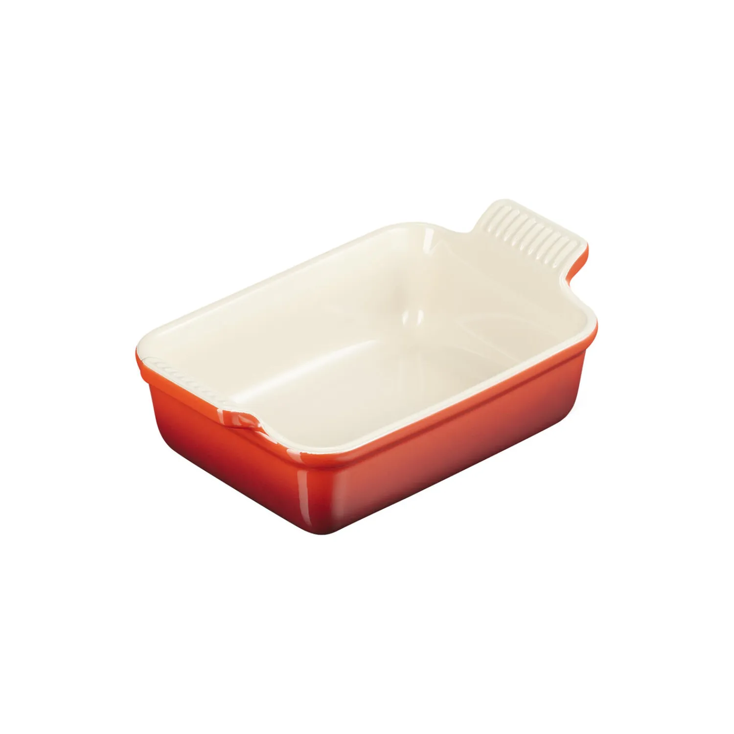 Le Creuset Køkkenudstyr<Heritage rektangulært fad 19 cm, cerise