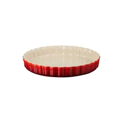 Le Creuset Køkkenudstyr<Heritage tærtefad, cerise