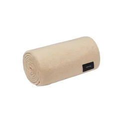 Karmameju Plaider<HIMALAYA fleecetæppe, beige