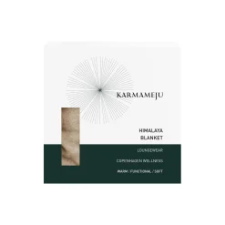 Karmameju Plaider<HIMALAYA fleecetæppe, beige