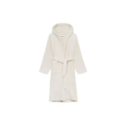New Aiayu Hooded Bathrobe Terry, pure ecru