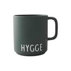 Design Letters Kopper & Krus<HYGGE favoritkop med hank, dark green