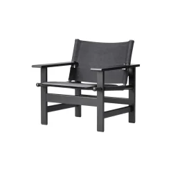 Fredericia Hynde til The Canvas Chair loungestol, sort