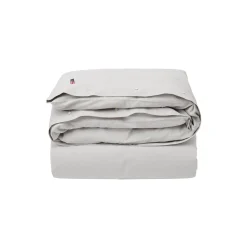 Best Lexington Icons Pin Point Gray Cotton Duvet Cover, gray