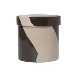 Sale Ferm Living Inlay Container, sand/brown