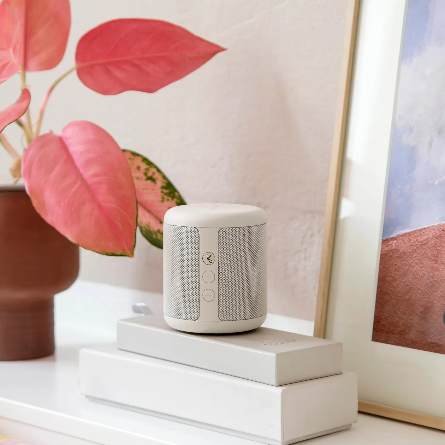 Kreafunk Højtalere & Radioer<Karl Bluetooth Højttaler, soft white