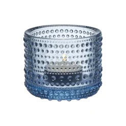 Iittala Lysestager<Kastehelmi fyrfadsstage, aqua