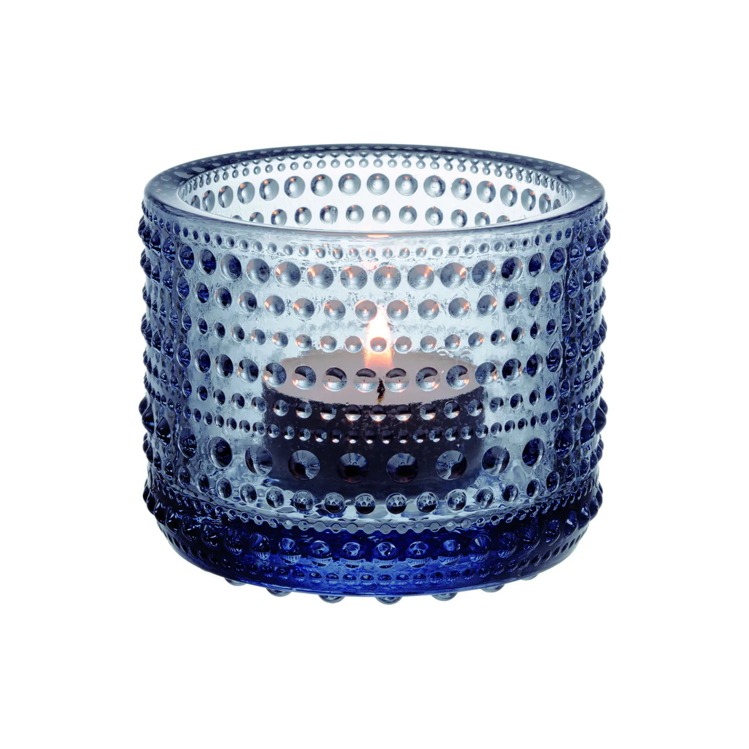 Best Iittala Kastehelmi fyrfadsstage, genbrugsglas