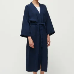 Best Aiayu Kimono Linen, navy