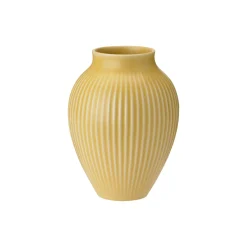 Best Knabstrup Keramik Knabstrup vase ripple, yellow