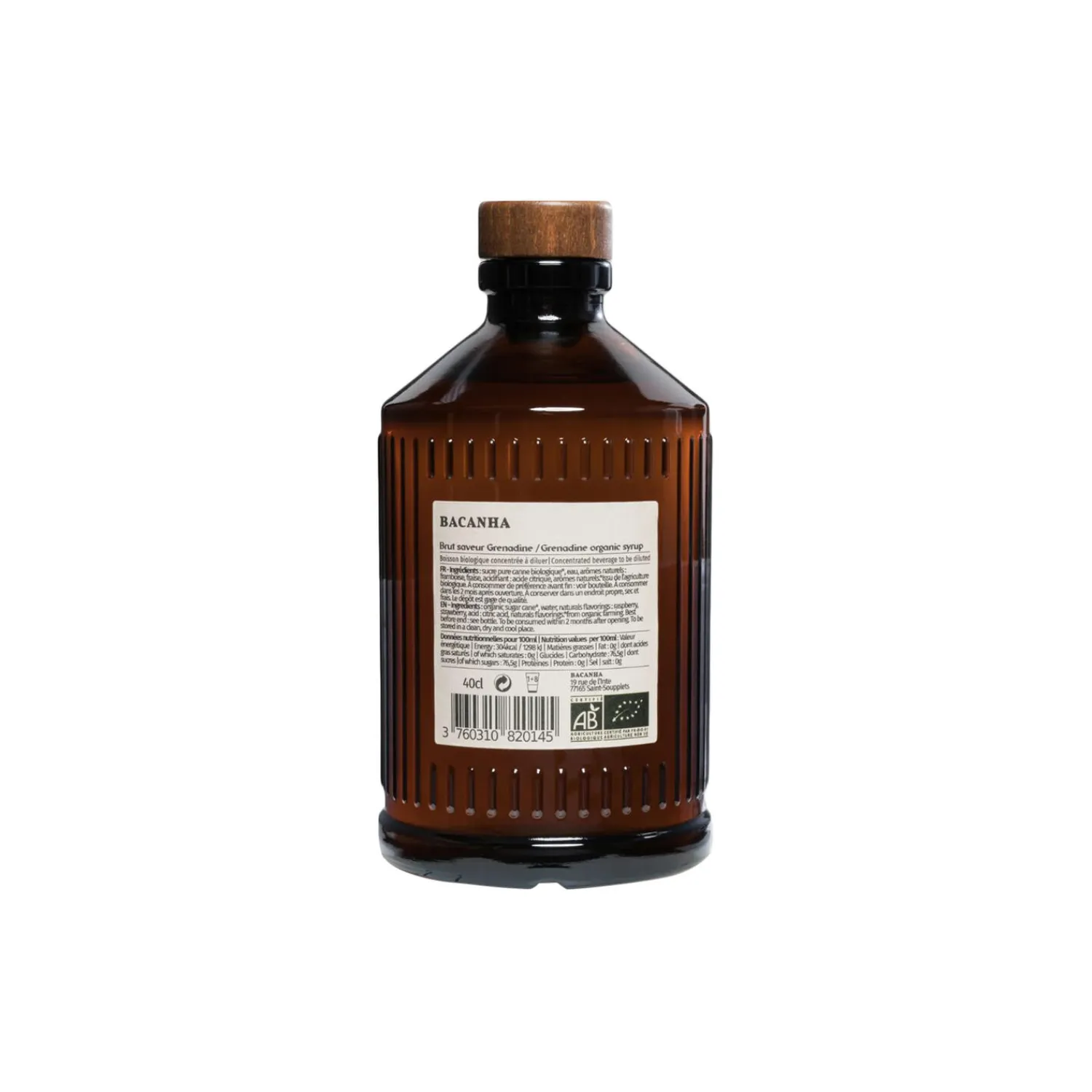 Bacanha Delikatesser<Økologisk sirup - Grenadine