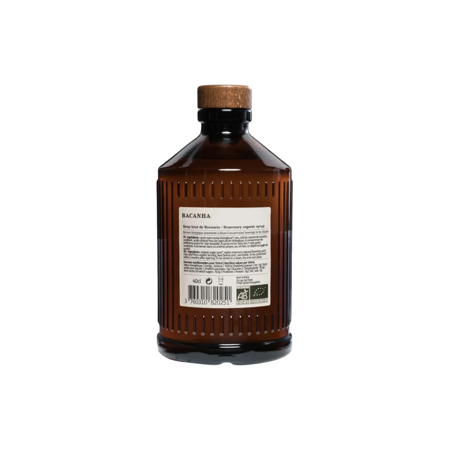 Bacanha Delikatesser<Økologisk sirup - Rosmarin