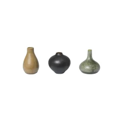 Ferm Living Vaser<Komo Mini Vase sæt af 3, calm