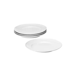 Discount Georg Jensen KOPPEL sæt af frokosttallerkener 22 cm 4 stk., hvid