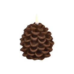 Uyuni Lighting Lys & Duftlys<LED candle pine cone, brown